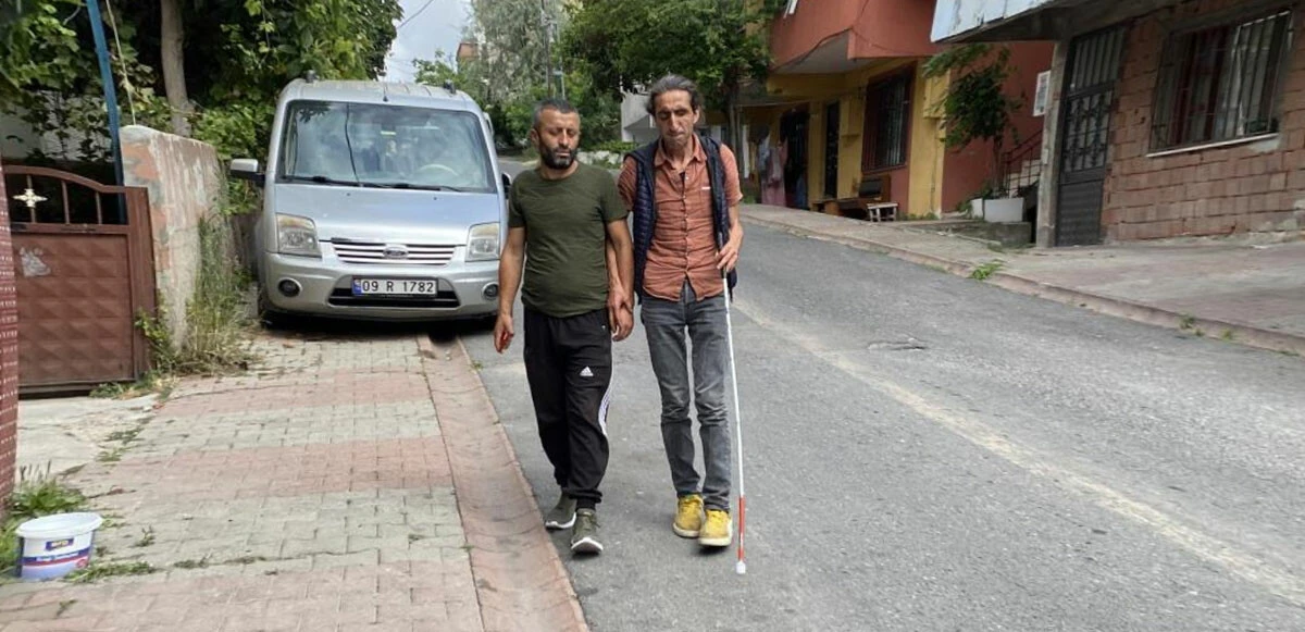 Görme engelli vatandaşı tekme tokat dövdü serbest kaldı