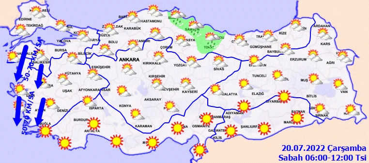 Meteoroloji gün gün uyardı: Önce kuvvetli rüzgar ve sağanak, ardından kavurucu sıcak