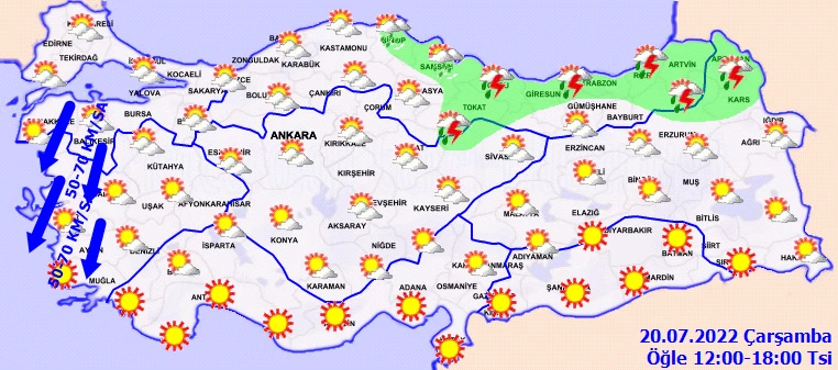 Meteoroloji gün gün uyardı: Önce kuvvetli rüzgar ve sağanak, ardından kavurucu sıcak