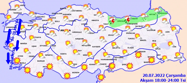 Meteoroloji gün gün uyardı: Önce kuvvetli rüzgar ve sağanak, ardından kavurucu sıcak
