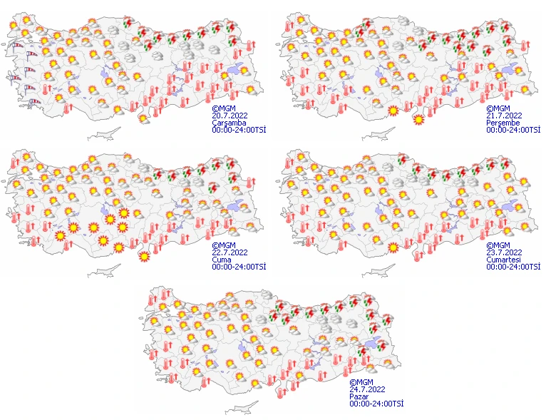 Meteoroloji gün gün uyardı: Önce kuvvetli rüzgar ve sağanak, ardından kavurucu sıcak