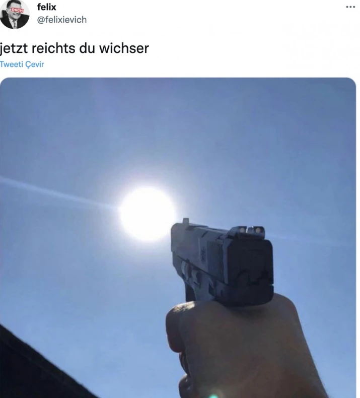 Burası Adana değil Almanya! Sosyal medyayı yıkan paylaşımlar: Güneş'e silah çektiler