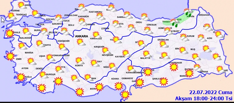 Avrupa'yı kavuran sıcak hava dalgası Türkiye'ye geliyor! Bazı illerde sıcaklıklar 45 dereceyi bulacak (Meteoroloji 22 Temmuz hava durumunu yayımladı)