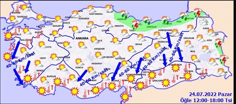 Meteoroloji hava tahmin raporu korkuttu! Kavurucu sıcaklar geliyor; termometreler 40 derece yaklaşıyor