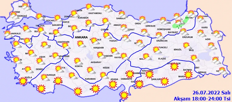 Meteoroloji'den son hava durumu raporu! Karadeniz’e sağanak, Ege’ye kuvvetli rüzgar uyarısı…