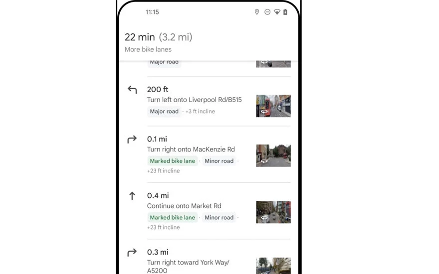 Google Haritalar İçin yeni güncelleme: Bisiklet sürücüleri için faydalı özellikler geldi