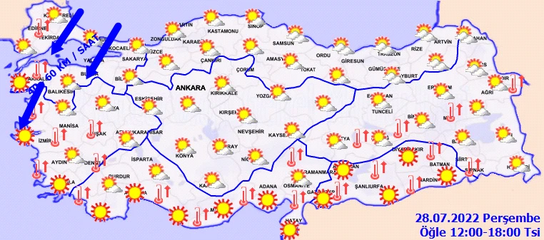 Meteoroloji'den iki bölgeye kritik uyarı: Sıcak bunaltacak, rüzgar sert esecek