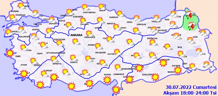 Böyle sıcak görülmedi! Meteoroloji öğle saatleri için uyardı: Güneş çarpmasına dikkat