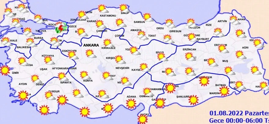 Meteoroloji hava tahmin raporunu paylaştı! 'Eyyam-ı Bahur' sıcakları bitiyor, sağanak geliyor