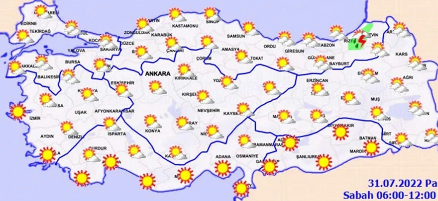 Meteoroloji hava tahmin raporunu paylaştı! 'Eyyam-ı Bahur' sıcakları bitiyor, sağanak geliyor