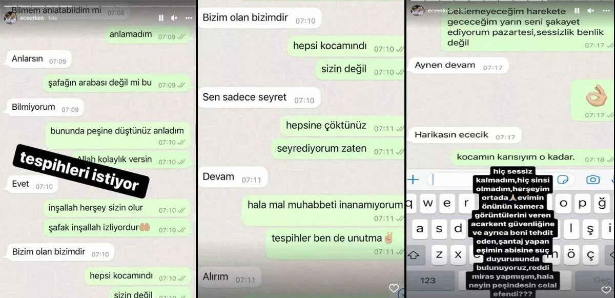 Şafak Mahmutyazıcıoğlu'nun eski eşi Benan'ın açıklaması Ece Erken'i çileden çıkardı! Tehditleri sıraladı