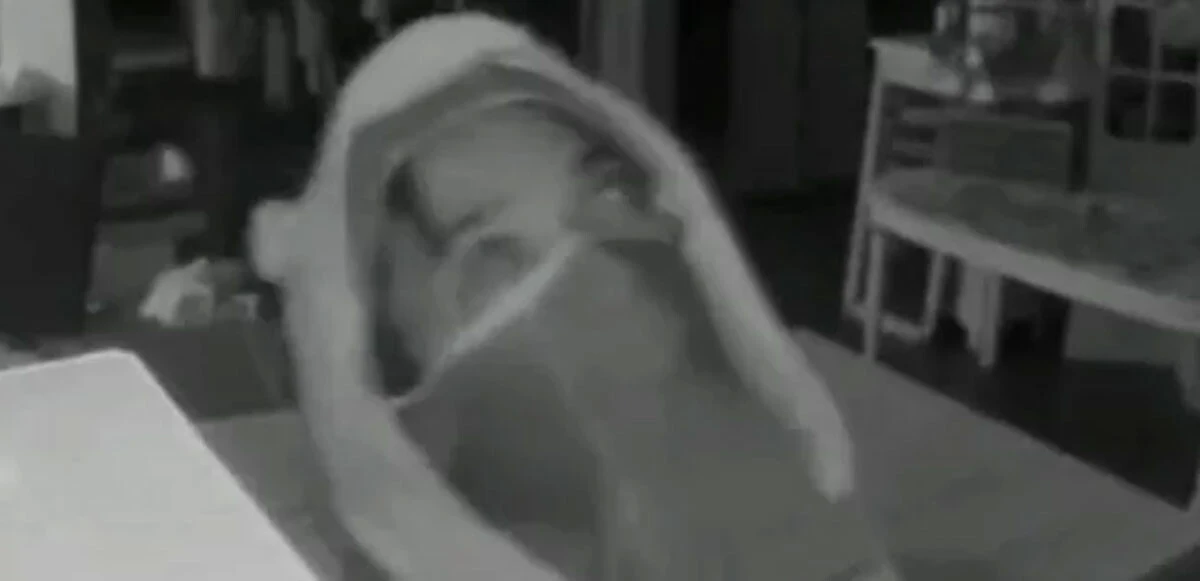 Topuklu ayakkabılı kedi kostümlü hırsız ekipleri alarma geçirdi!