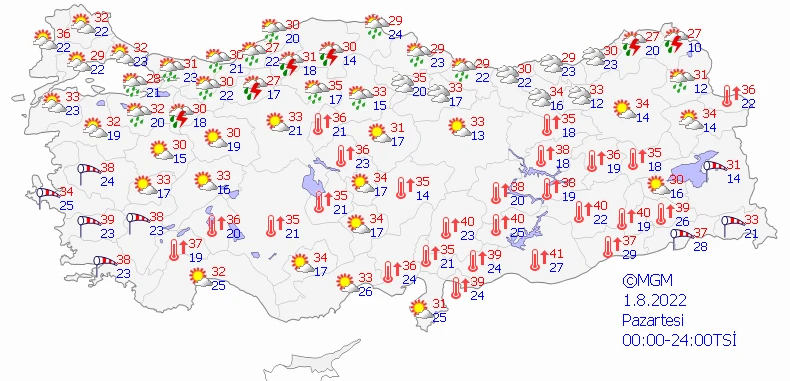 Meteoroloji bölge bölge uyardı! Bir gün üç mevsim: Sıcaklık, sağanak ve kuvvetli rüzgar