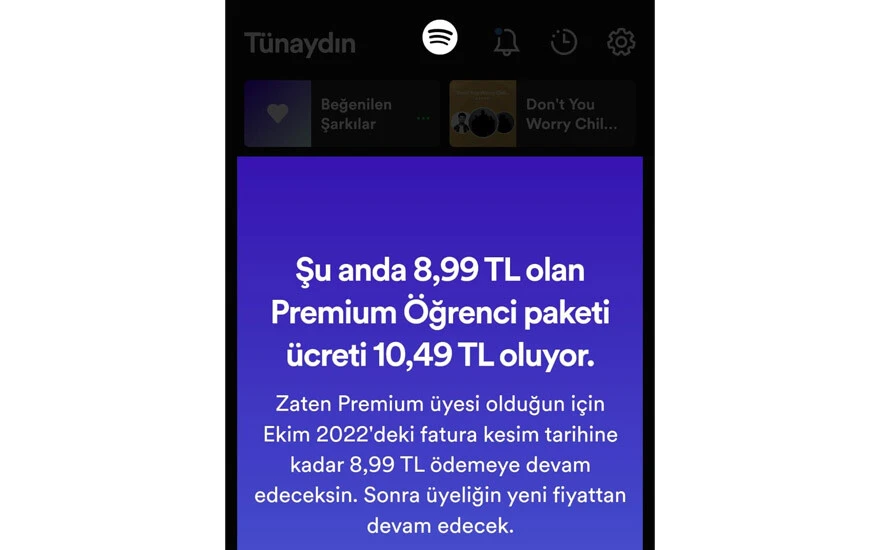 Spotify, tüm abonelik ücretlerine zam yaptı: İşte yeni fiyatlandırma