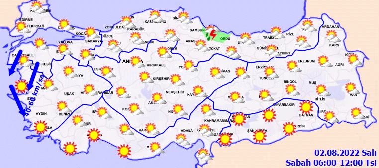 Meteoroloji'den uyarı! Güney ‘eyyam-ı bahur' sıcaklarına teslim, Ege ve Doğu'da kuvvetli rüzgar...