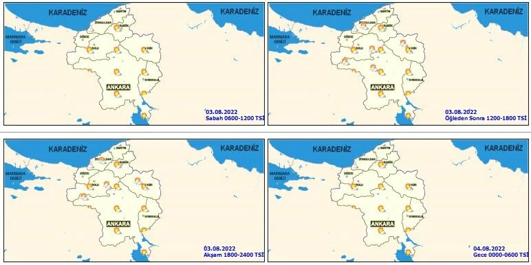 Çöl sıcakları devam ediyor! Üç bölgede sert rüzgar esecek: Doğu Karadeniz'de sağanak yağışa dikkat