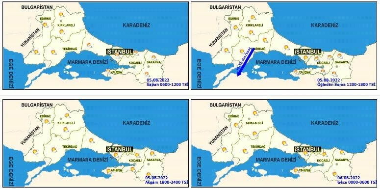 Meteoroloji uyardı! Sıcaklık etkisini sürdürüyor, güney pişecek: Karadeniz’e sağanak uyarısı