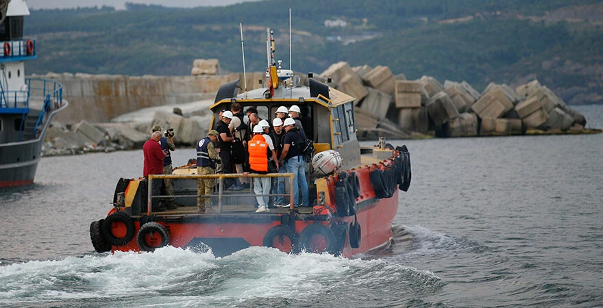 Ukrayna’ya giderek tahıl alacak olan 'Fulmar S' isimli gemide denetim bitti!