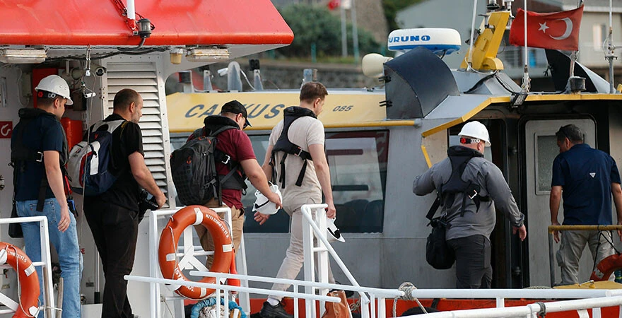 Ukrayna’ya giderek tahıl alacak olan 'Fulmar S' isimli gemide denetim bitti!