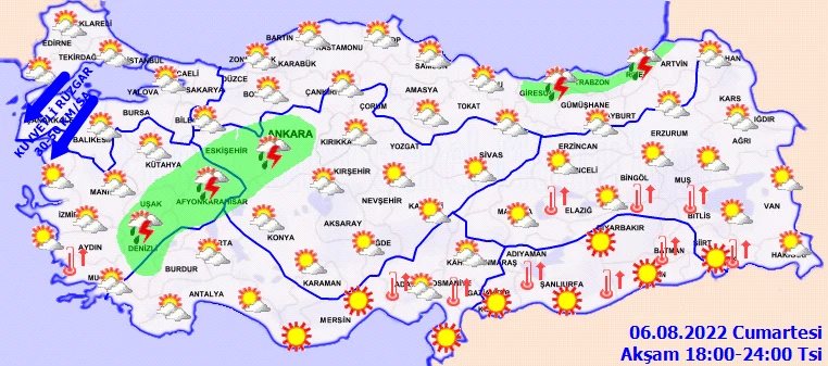 Yaz aylarında şemsiyeli günler başladı! Sağanak 5 gün sürecek: Meteoroloji'den 6 ile sarı kodlu uyarı