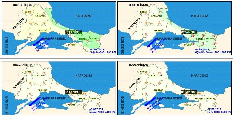 Yaz aylarında şemsiyeli günler başladı! Sağanak 5 gün sürecek: Meteoroloji'den 6 ile sarı kodlu uyarı