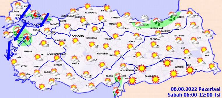 Meteoroloji'den kritik uyarı! Gök gürültülü sağanak geliyor