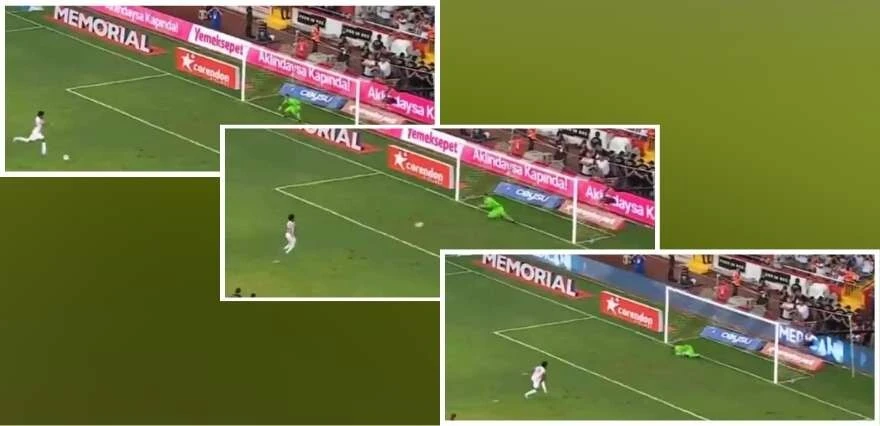 Antalyasporlu Luiz Adriano'nun Galatasaray'a karşı kaçırdığı penaltı sosyal medyada gündem oldu