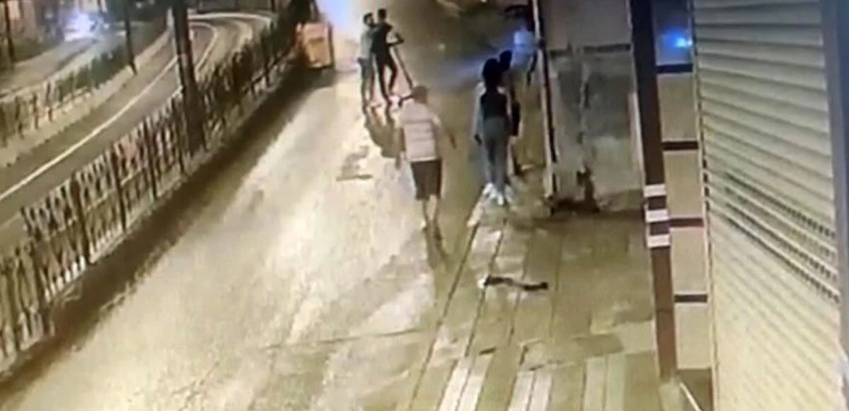 Polisle şüpheli arasında arbede kamerada: Polisi gözüne yumruk atıp yaraladı