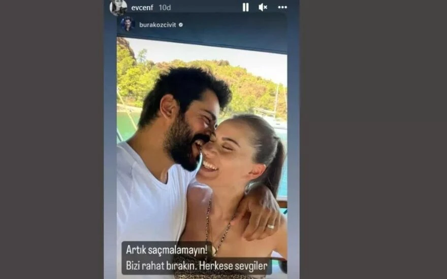 Fahriye ile Burak’tan kızdıran iddiaya cevap: “Bizi rahat bırakın!”