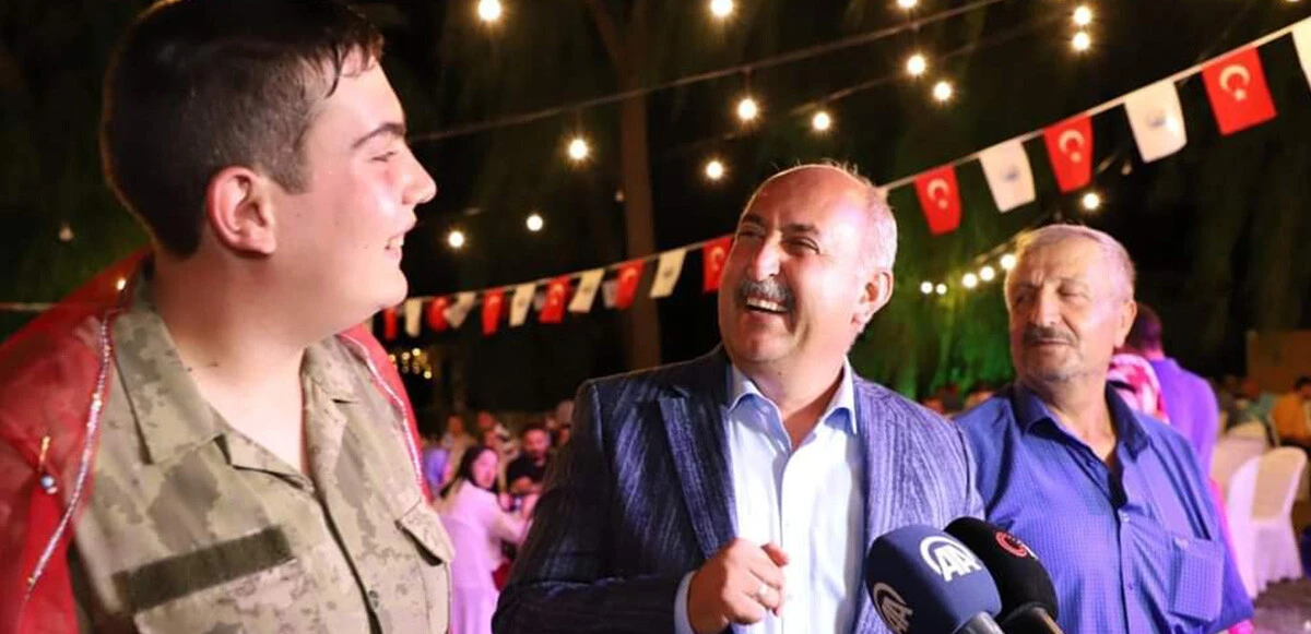 En büyük hayaliydi: Engelli gence asker eğlencesi