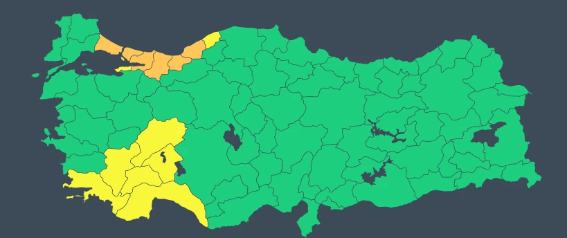 Meteoroloji, AFAD, AKOM ve Valilikten peş peşe uyarılar: İstanbul'u sağanak kuvvetli vuracak, turuncu alarm verildi (11 Ağustos hava durumu raporu)