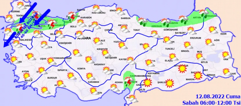 Kara bulutlar Marmara'yı terk etti mi? Meteoroloji uyardı: Güneşe aldanmayın, geri gelecek (12 Ağustos hava durumu)