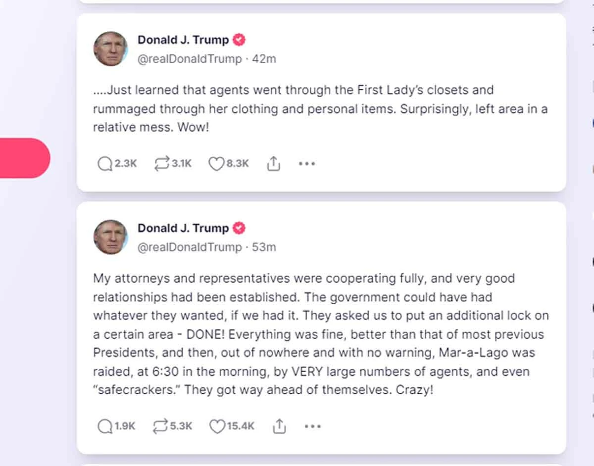 Trump'tan, 'arama emrini ben onayladım' diyen Adalet Bakanı Garland’a cevap