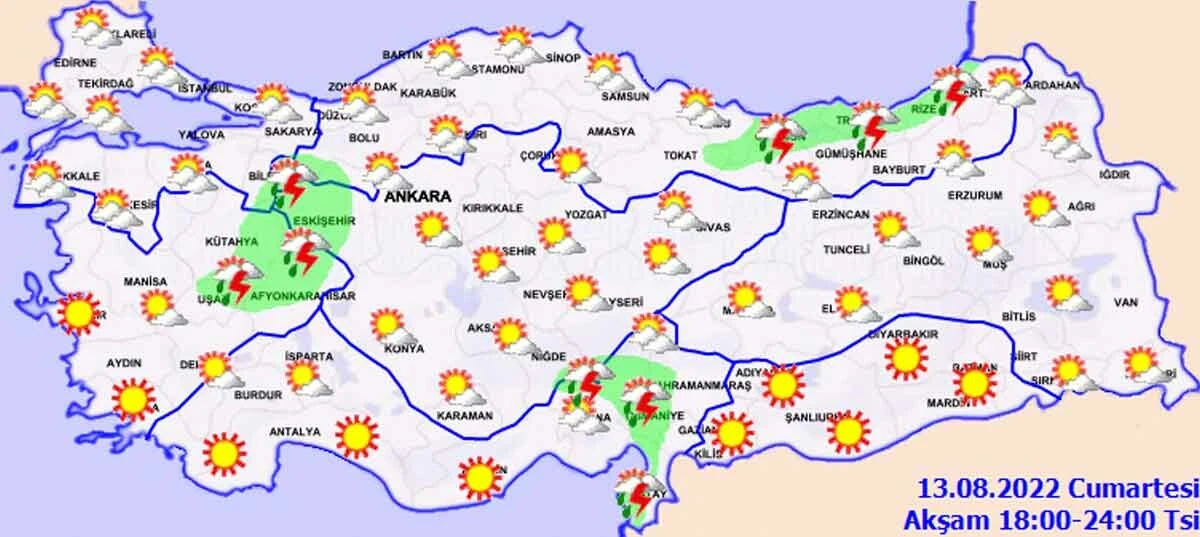 Meteoroloji'den 5 bölge için kritik uyarı: Gök gürültülü yağış geliyor