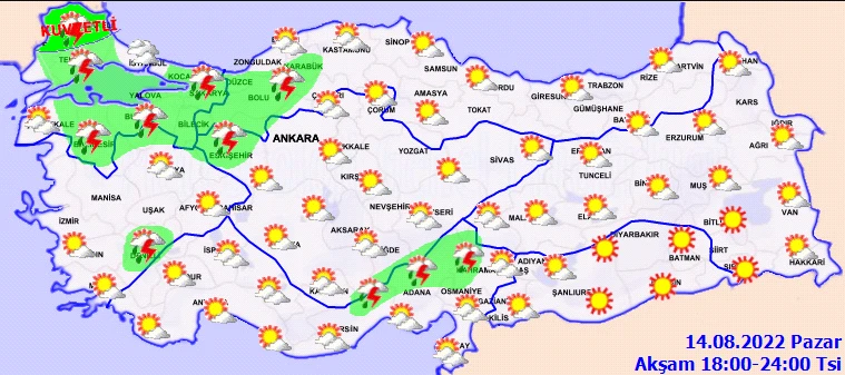 Meteoroloji, AKOM, Valiliklerden uyarılar peş peşe geldi! Ankara ve İstanbul'da alarm verildi: Sel ve su baskınlarına dikkat (15 Ağustos hava durumu)