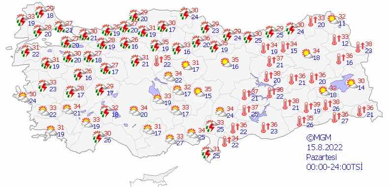 Sıcaklara kısa bir ara! Meteoroloji'den 17 ile sarı kodlu uyarı: Sel, su baskını, dolu, hortum...