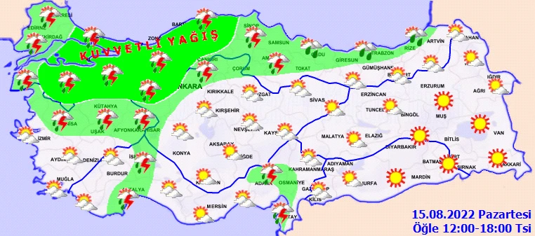 Sıcaklara kısa bir ara! Meteoroloji'den 17 ile sarı kodlu uyarı: Sel, su baskını, dolu, hortum...