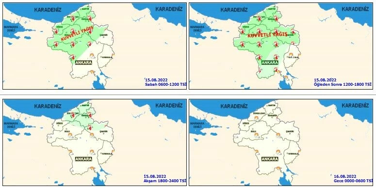 Sıcaklara kısa bir ara! Meteoroloji'den 17 ile sarı kodlu uyarı: Sel, su baskını, dolu, hortum...