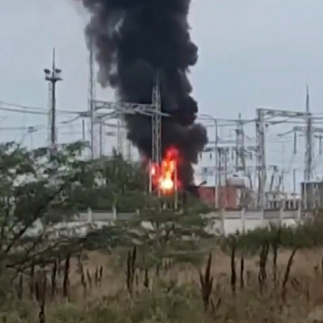 Kırım'da ikinci patlama: Mühimmat deposu alev aldı