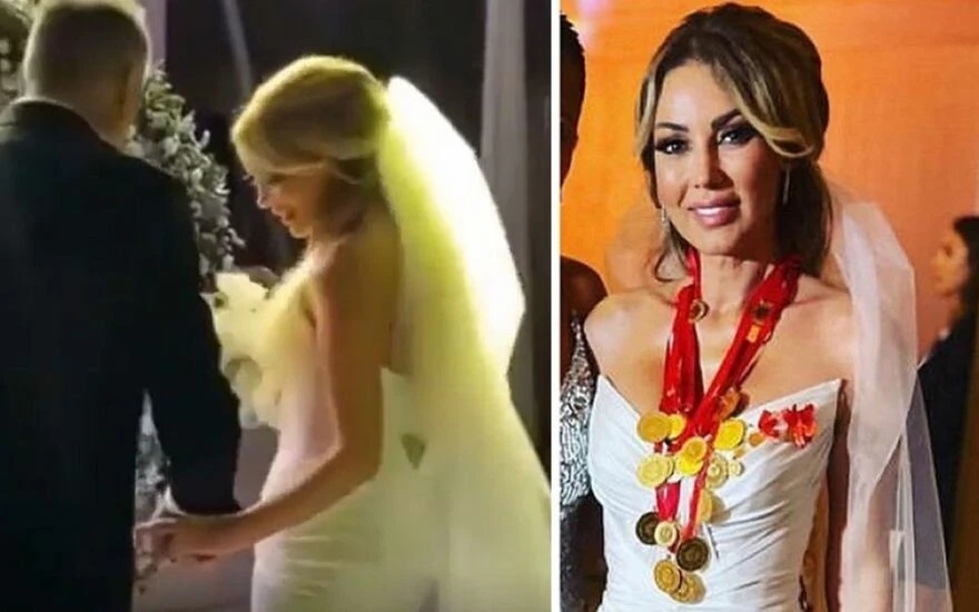 Petek Dinçöz ile Nida Büyükbayraktar dünya evine girdi! Dinçöz, güzelliğiyle herkesi kendine hayran bıraktı