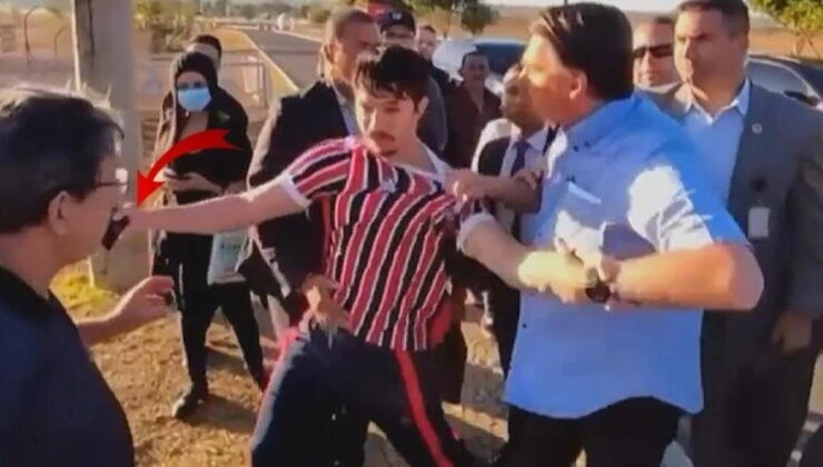 Brezilya lideri Bolsonaro, kendisine 'korkak' diyen fenomene saldırdı: O anlar kamerada