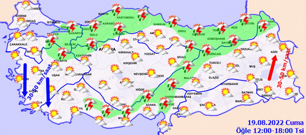 Son dakika! Meteoroloji'den kritik uyarı: Gök gürültülü sağanak geliyor