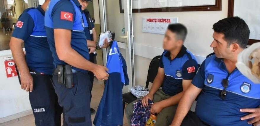 Yabancı uyruklu sahte zabıtayı Türkçesi ele verdi