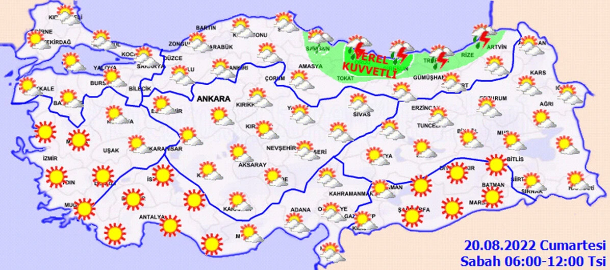 Son dakika! Meteoroloji saat vererek uyardı: Kuvvetli geliyor, dikkatli olun