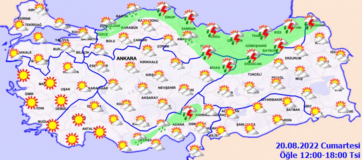 Son dakika! Meteoroloji saat vererek uyardı: Kuvvetli geliyor, dikkatli olun