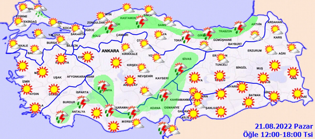 Son dakika: Meteoroloji'den kritik uyarı: Gök gürültülü sağanak geliyor