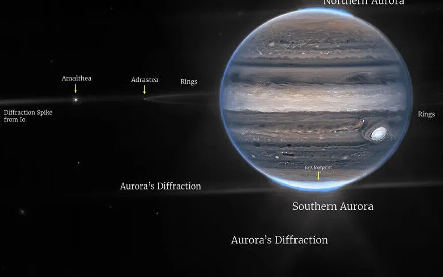 Jüpiter'in görüntüleri herkesi hayran bıraktı: NASA paylaştı, işte James Web Teleskobu'ndan gelen görüntüler