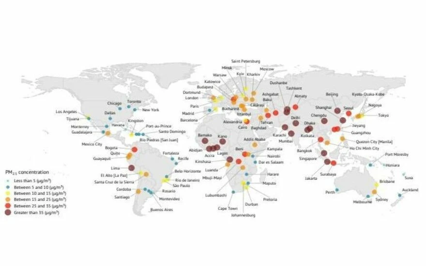 Küresel Hava Durumu dünyanın en kirli şehirlerini açıkladı: Türkiye’den bir şehir ilk 10’da yer alıyor