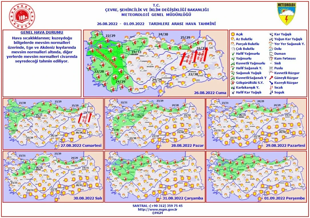 Son dakika! Meteoroloji 17 ili saat vererek 'sarı kodla' uyardı: Yarına dikkat! Sağanak gök gürültülü geliyor