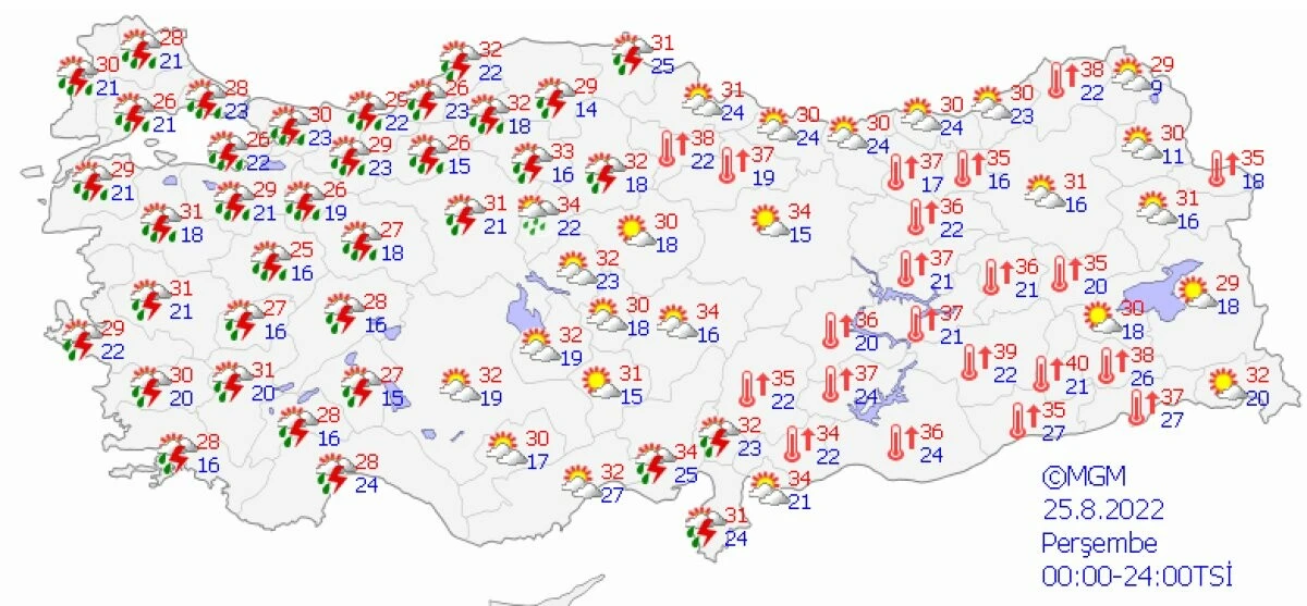 Meteoroloji İstanbul dahil 11 il için turuncu ve sarı kodlu uyarıda bulundu